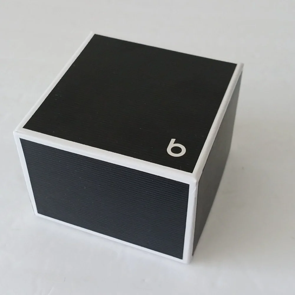 Jewelry Gift Box Bloomingdales Cardboard Black & White Square